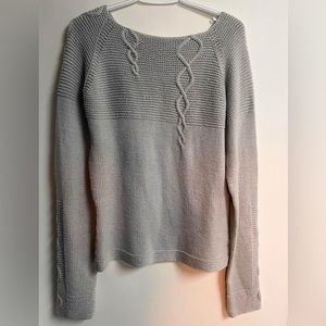 Grey Handmade Knit Sweater